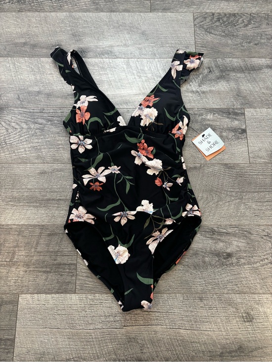 Shade & Shore Other - Shade & Shore Black Floral women' One-Piece Swimsuit